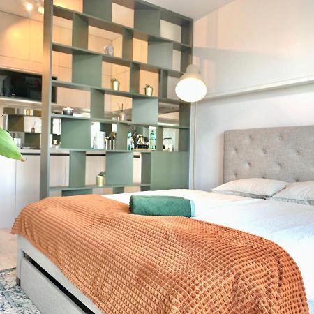 Luxury, Bright Studio With Parking And Balcony In Bratislava Center Luaran gambar