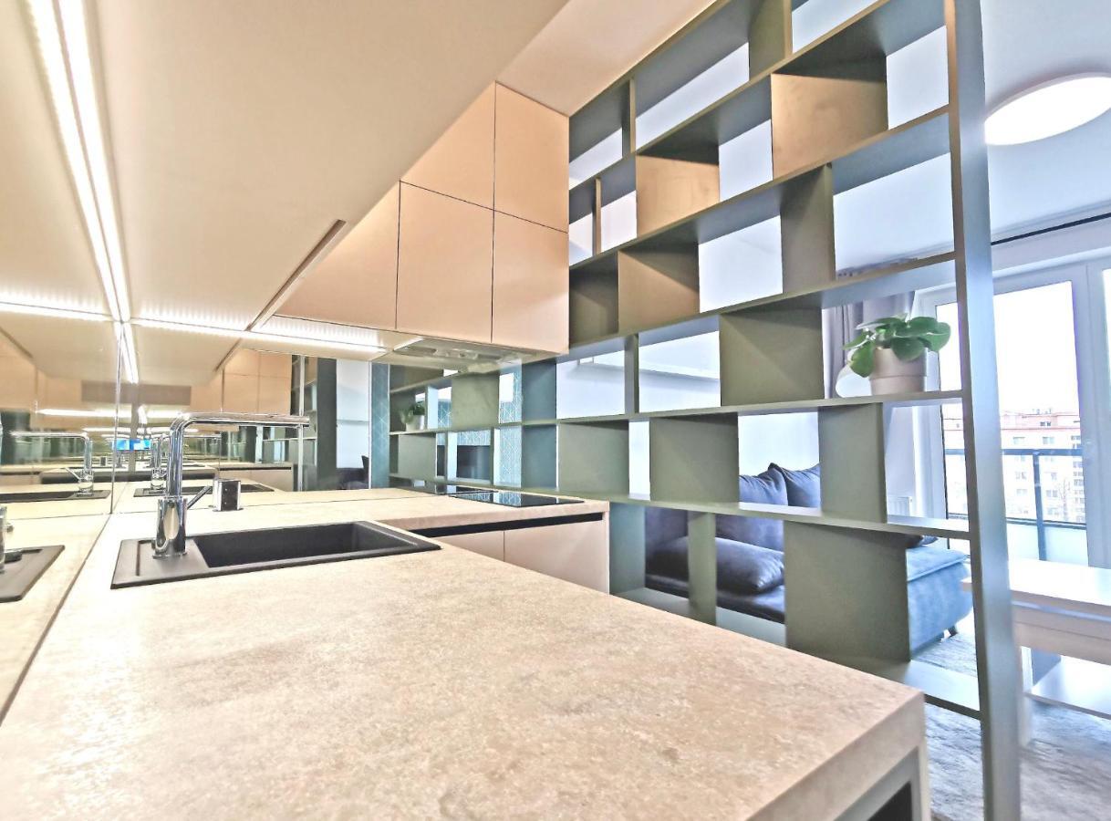 Luxury, Bright Studio With Parking And Balcony In Bratislava Center Luaran gambar